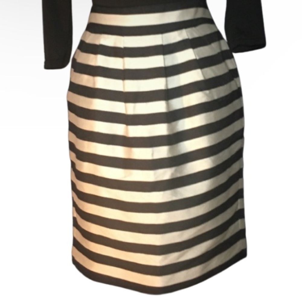 Banana Republic Black and Ivory Skirt